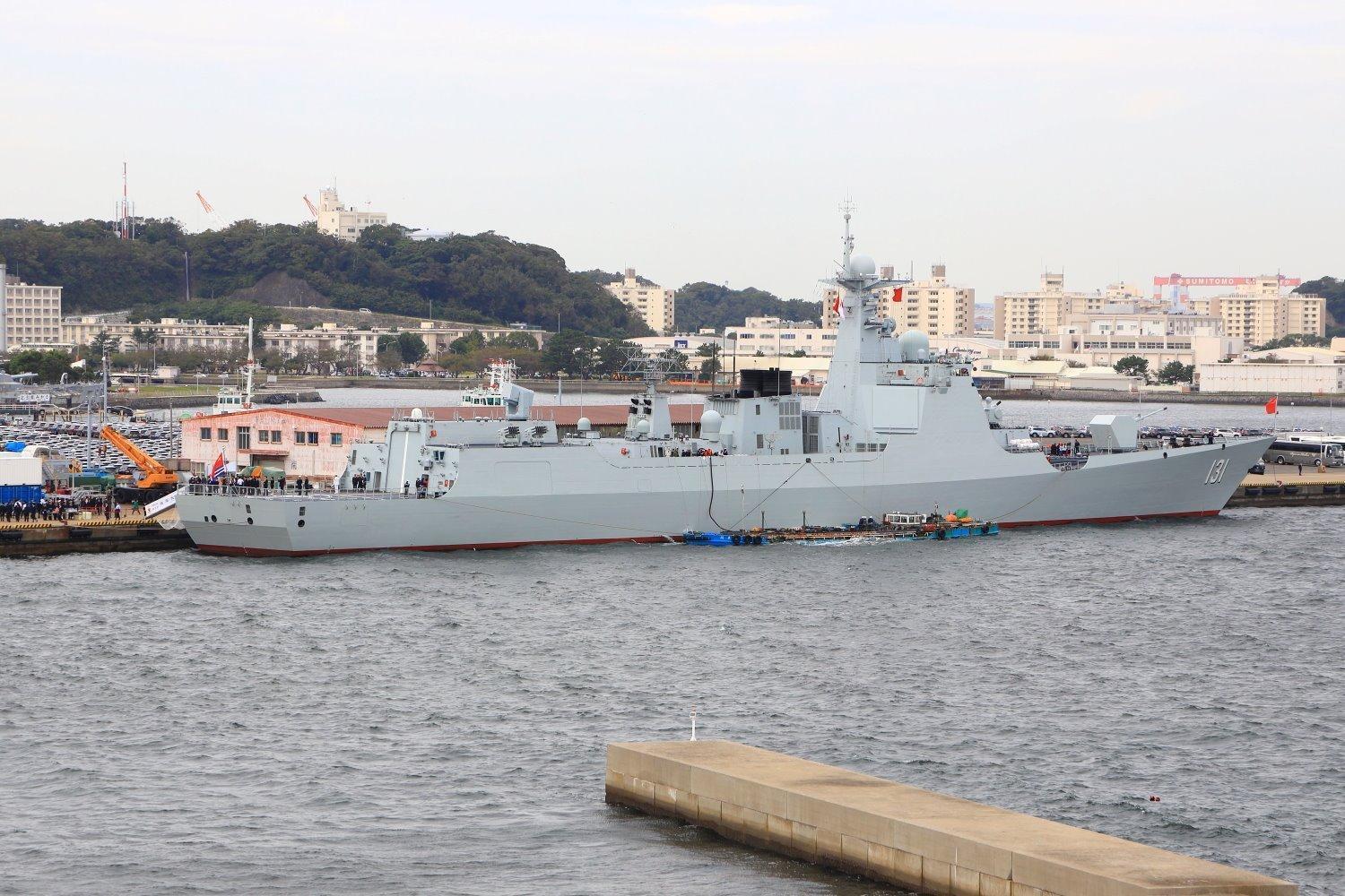 太原舰抵达日本!中国海军时隔10年再访日,日本中将亲自到场迎接