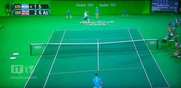 里约奥运会网球场地遭网友PS恶搞:自带绿幕