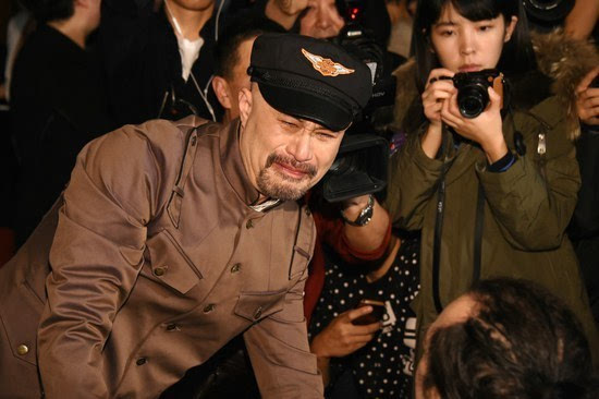 香港著名演员徐锦江于北京时代美术馆举办了名为"徐徐丹青似锦江"个人