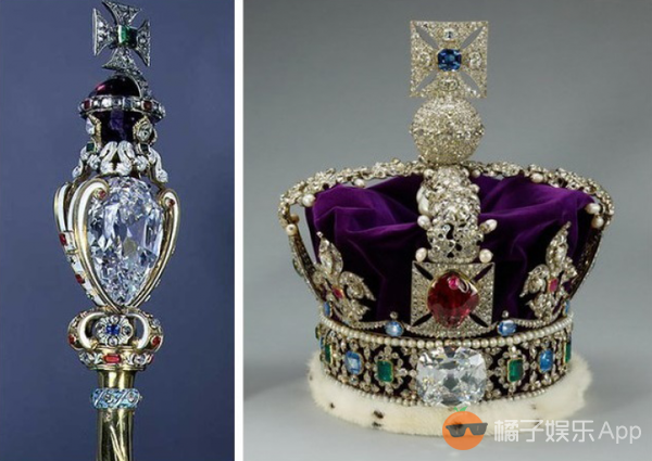 其中最大的两块儿镶在了英女王的王冠和权杖上