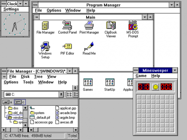 windows 3.0 (1990)