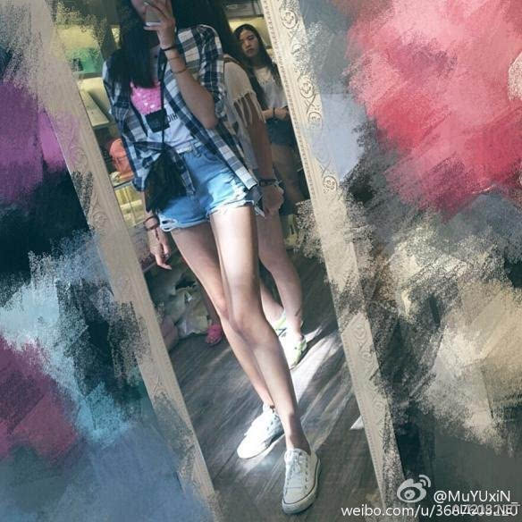 没有长腿怎么做女神?微博铅笔腿大赛看各路美腿