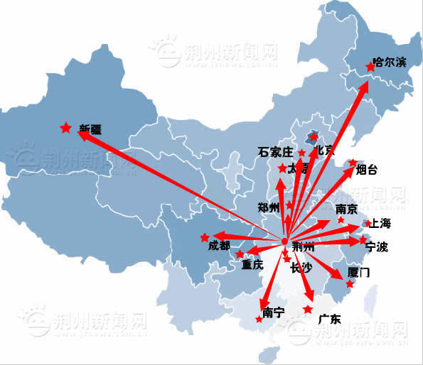 从明年1月10日起,全国铁路将实行新的列车运行图,武汉进出的部分线路图片