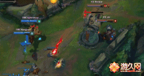 全明星day3精彩gif:faker竟然被虐泉!