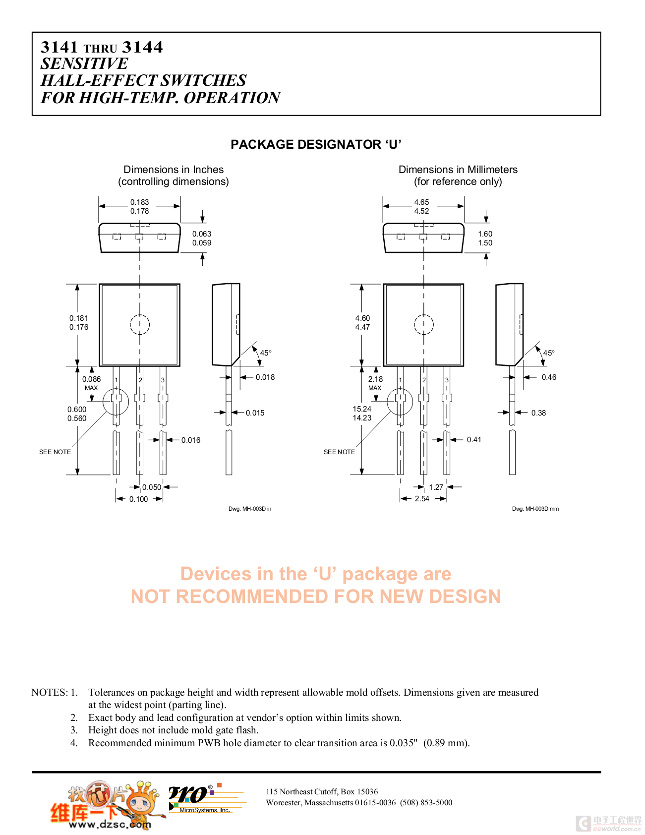 3144霍尔传感器应用笔记