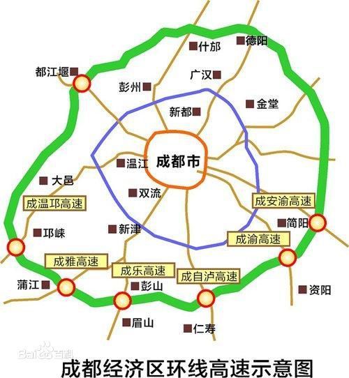 彭州,金堂等成都市内的7个区市县,还将串联起什邡,绵竹,中江等13个