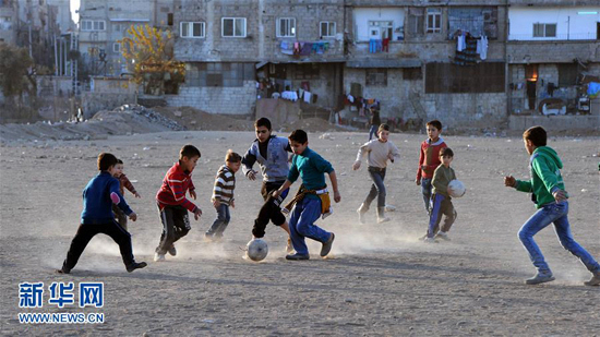 叙利亚街头足球小子