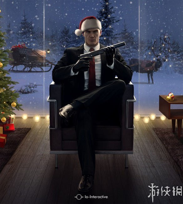 interactvie公布新作《杀手6》圣诞图片,原为edge杂志封面,47霸气总裁