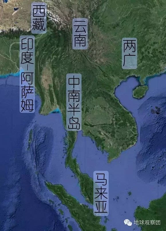 中南半岛人口_中南半岛地图