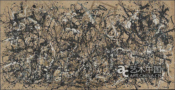 波洛克 jackson pollock, 《秋韵,no.