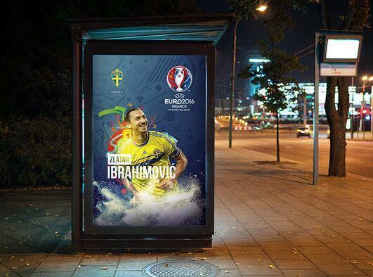 2016欧洲杯24强创意海报 高清版先睹为快