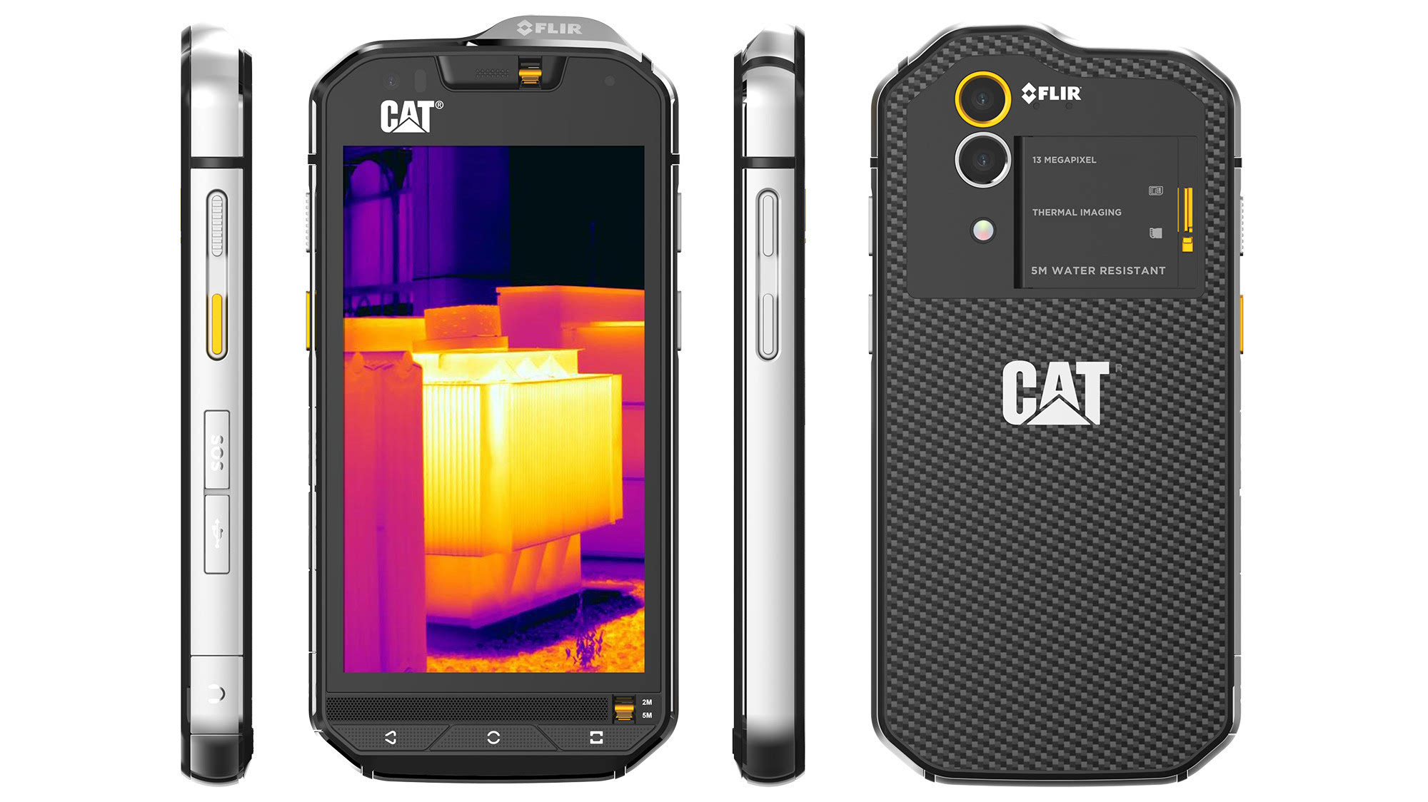 cat要推出一款特殊手机:超级三防 热成像