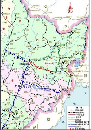 [哈牡高铁最新消息]哈牡高铁线路图