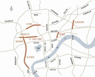 上天入地杭州四纵五横6月大面积通车