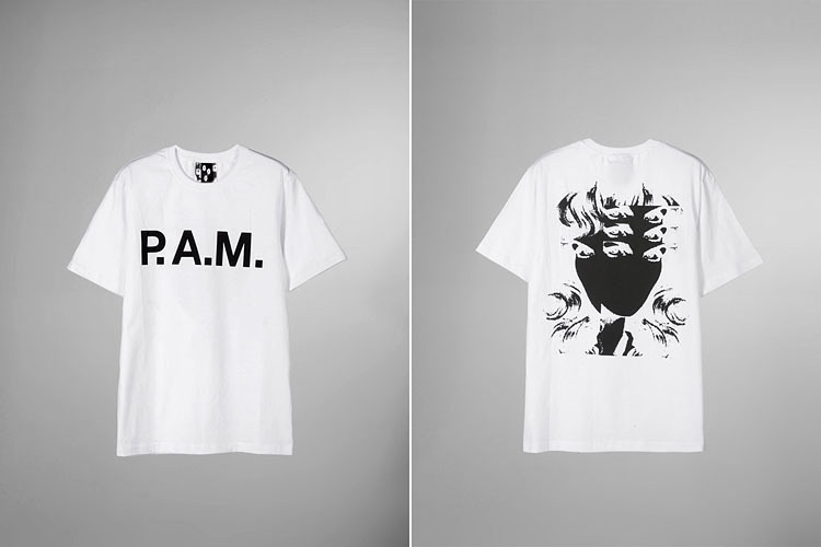p.a.m logo图案短袖t恤