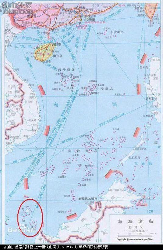 南海诸岛地图高清版