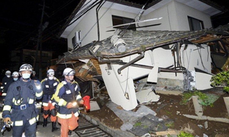日本九州岛发生7.3级地震 已确认9人遇难760多