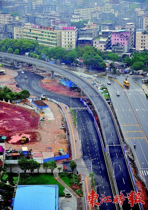 云山东路立交北侧今通车