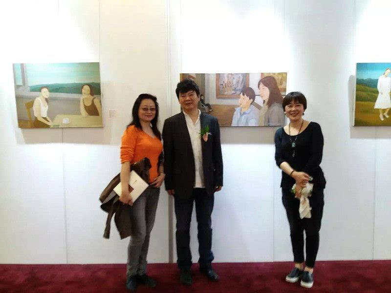 李中茂首开个展 何多苓等圈中名人都来捧场