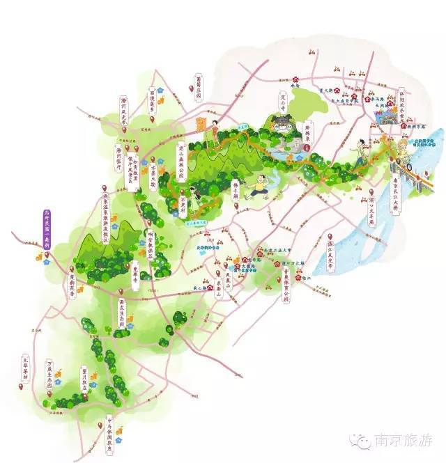 [旅游资讯]2016南京手绘骑行徒步地图出炉，快跟着脚步晒风景美图吧!-搜狐