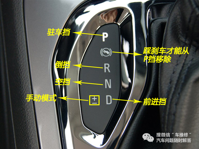 新手教学 自动挡车型初级使用教程