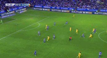 gif-巴萨配角奔袭破门似梅西 皮看穿:虐菜不叫我?