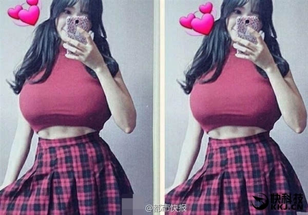 韩国巨胸妹爆红引网友关注身材比例夸张上围傲人