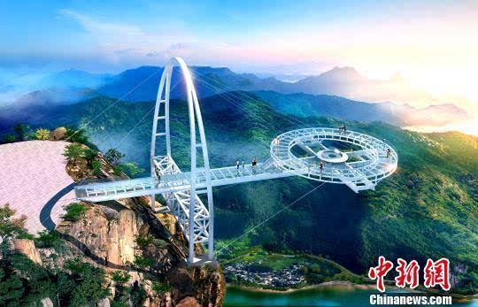 北京石林峡世界面积最大玻璃观景平台将于五