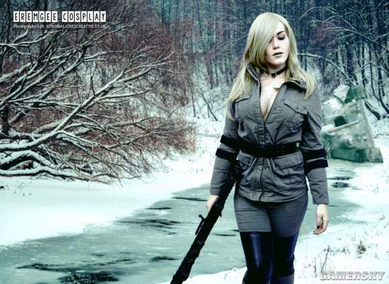 《合金装备》比静静还性感的sniper wolf cos 这个深v给满分