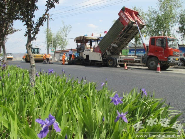 国道310线天水麦积城区兴陇路段提升改造(图)