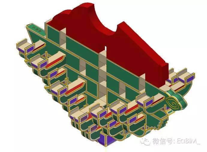 [bim头条]bim信息模型图解(二):中国传统建筑之斗拱