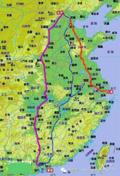 北京出发 京沪京九两条高铁能去哪些著名景点?