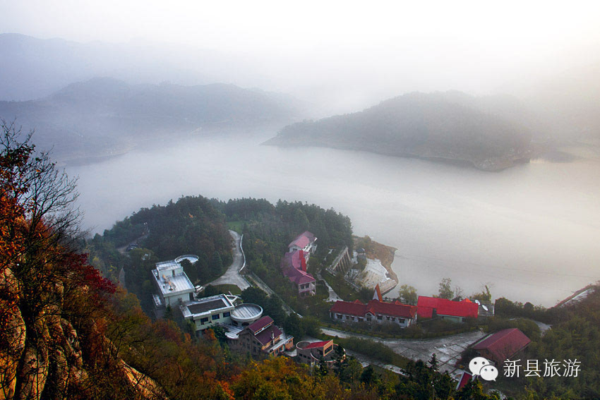 [壮美中原]青山绿水醉人的新县香山湖