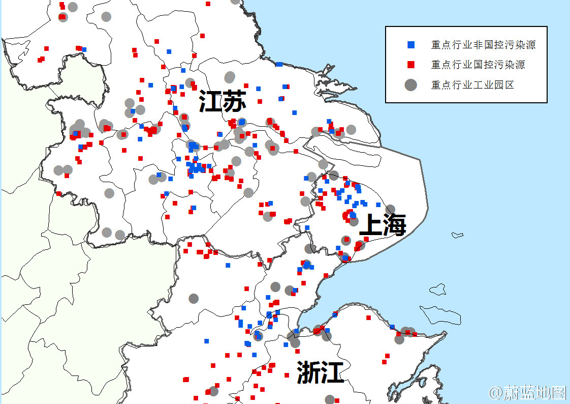 长江三角洲地图