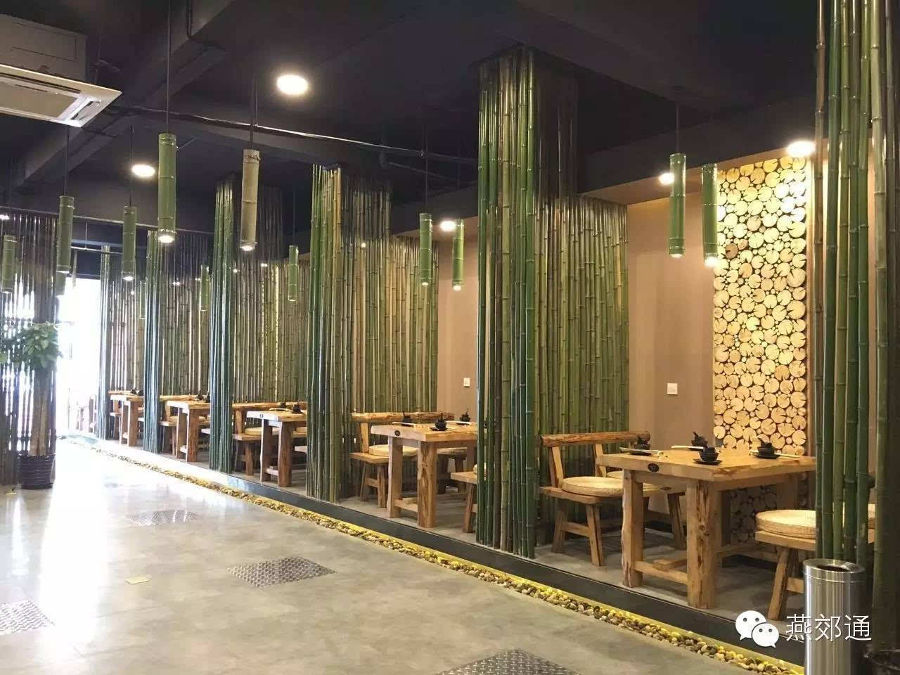 燕郊美食:这家餐厅竟然全是用竹子做的