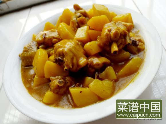 咖喱土豆鸡翅