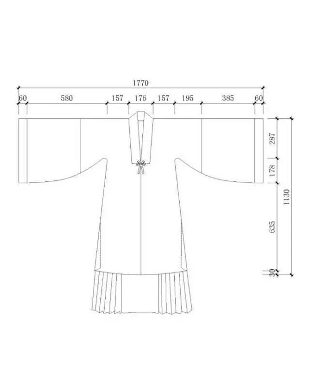 干货|现代汉服裁剪参考图集