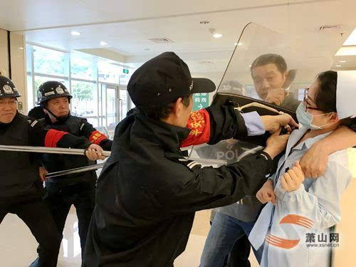 中医院组织反恐应急演练提高G20安保能力