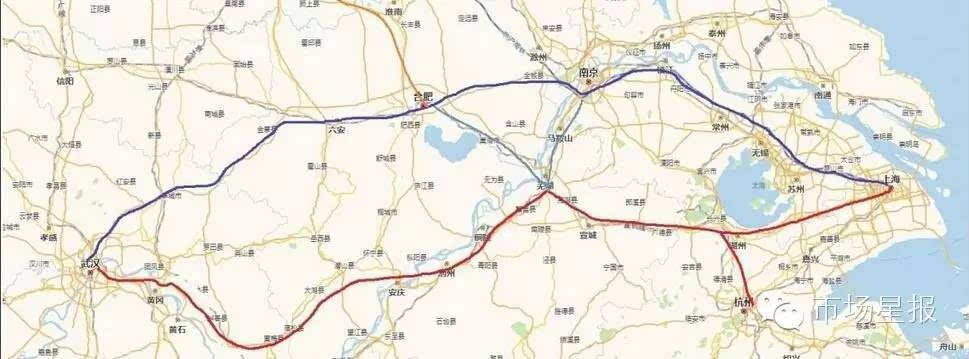 铁路  拟经过武汉,黄冈,安庆,池州,黄山,临安,湖州,杭州等城市.