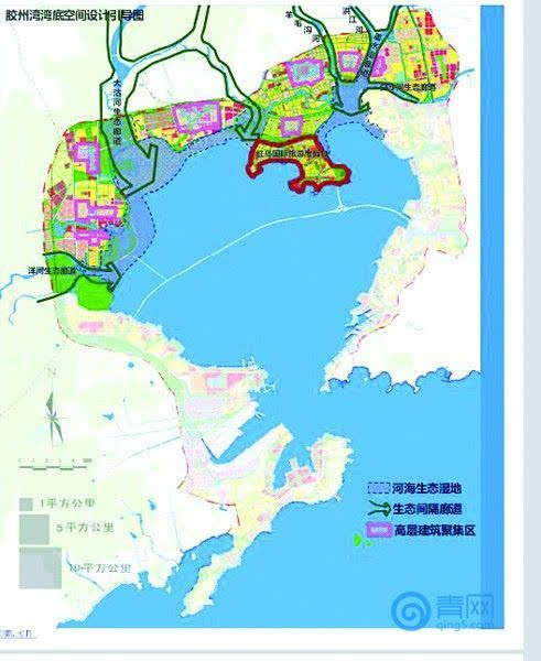 环胶州湾城市设计规划出炉 青岛画"海湾城市"蓝图