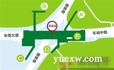 东莞地铁攻略:旗峰公园站2个出口紧挨旗峰公园大门