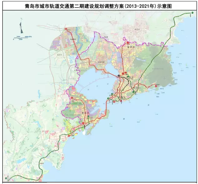 青岛城市轨道交通第二期建设规划调整方案获批