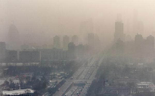 中国城市空气污染状况堪忧.网络资料