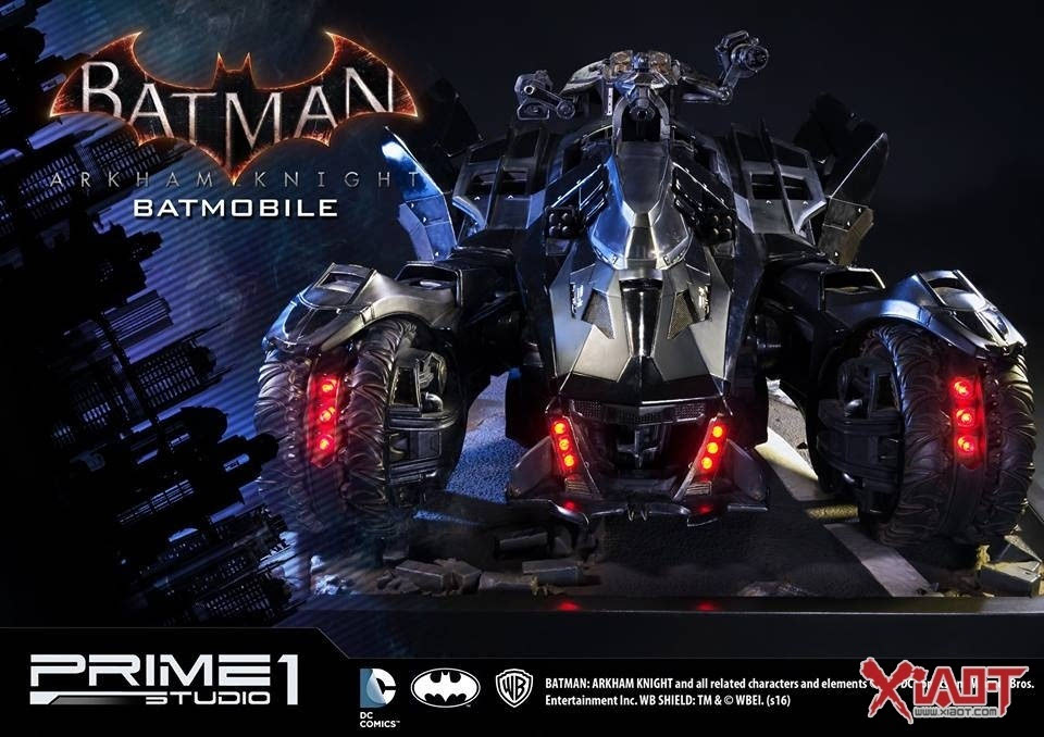 prime 1 studio《蝙蝠侠:阿卡姆骑士》蝙蝠车 batmobile 1/10 雕像