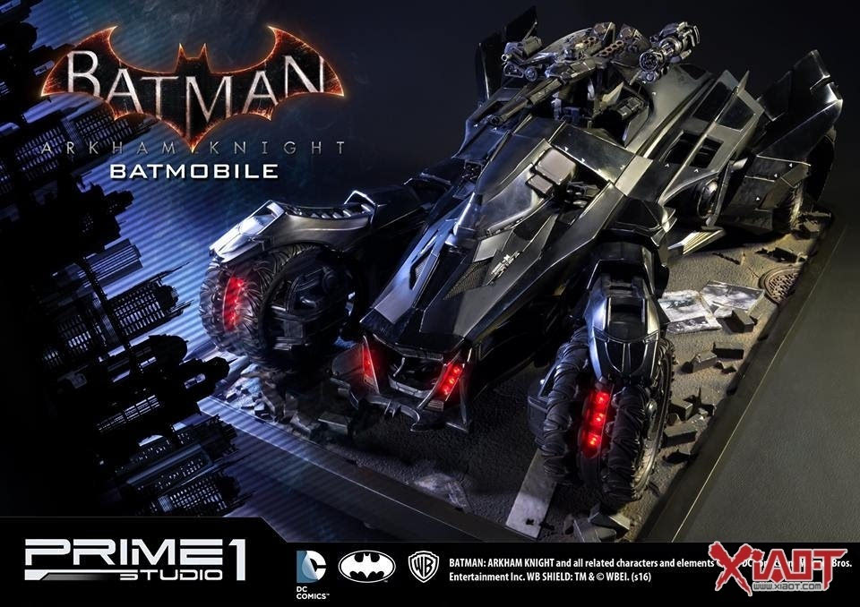 prime 1 studio《蝙蝠侠:阿卡姆骑士》蝙蝠车 batmobile 1/10 雕像