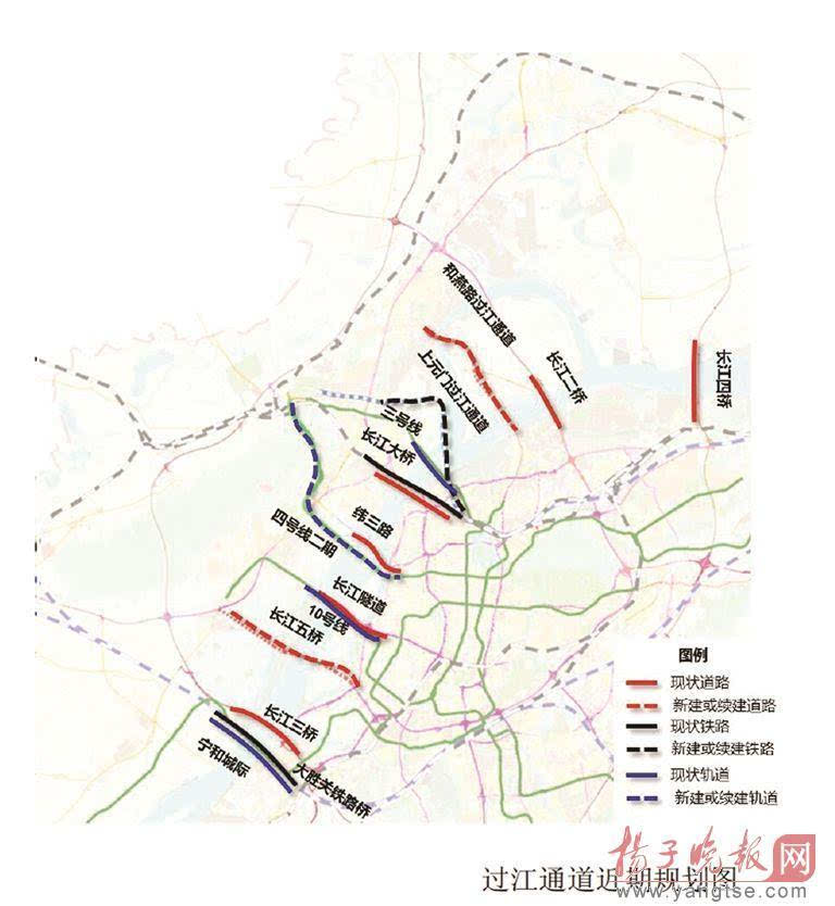 未来五年南京新建10条地铁3条过江通道 重点建设江北新区