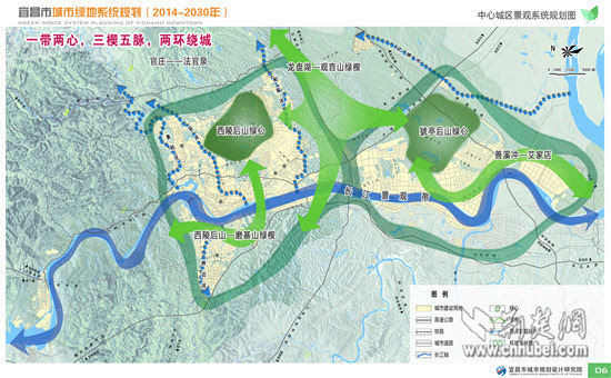 宜昌中心城区公园绿地规划总图