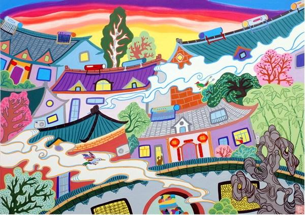 宁波农民画定格乡村记忆彩绘美丽新农村