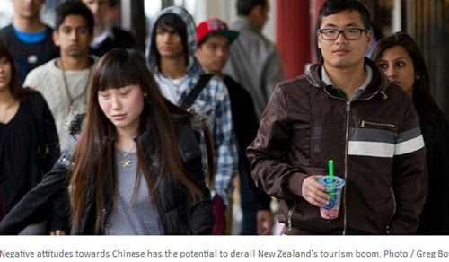 新西兰人对中国游客的消极负面态度可能阻碍新