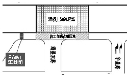 海垦路至华垦路段南侧道路封闭交通疏导示意图